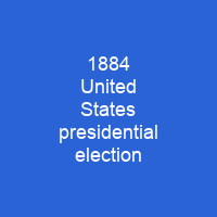 1884 United States presidential election