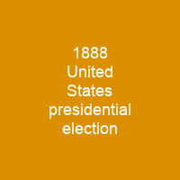 1888 United States presidential election