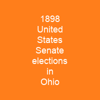 1898 United States Senate elections in Ohio