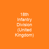 18th Infantry Division (United Kingdom)
