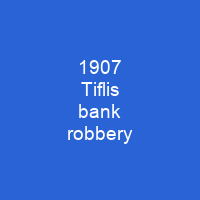 1907 Tiflis bank robbery