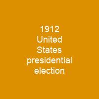 1912 United States presidential election