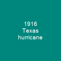 1916 Texas hurricane