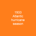 1933 Atlantic hurricane season