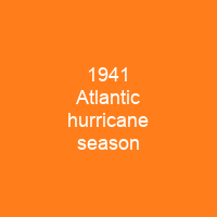 1941 Atlantic hurricane season