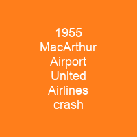 1955 MacArthur Airport United Airlines crash