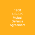 1958 US–UK Mutual Defence Agreement