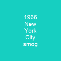 1966 New York City smog