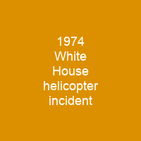 1974 White House helicopter incident