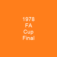 1978 FA Cup Final