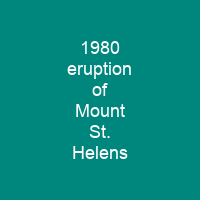 1980 eruption of Mount St. Helens