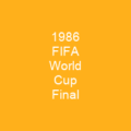 1986 FIFA World Cup Final