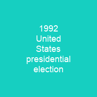1992 United States presidential election