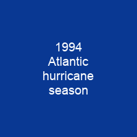 1994 Atlantic hurricane season