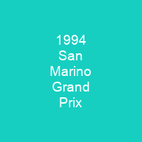 1994 San Marino Grand Prix