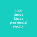 1996 United States presidential election