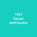 1997 Qayen earthquake
