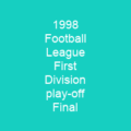 1998 Football League First Division play-off Final