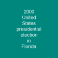 2000 United States presidential election in Florida