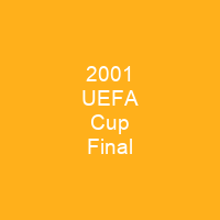 2001 UEFA Cup Final