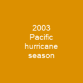 2003 Pacific hurricane season