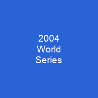 2004 World Series