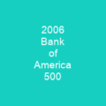 2006 Bank of America 500