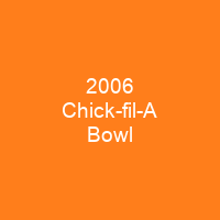 2006 Chick-fil-A Bowl