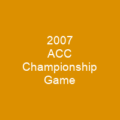 2007 ACC Championship Game