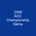 2008 ACC Championship Game