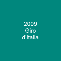 2009 Giro d'Italia