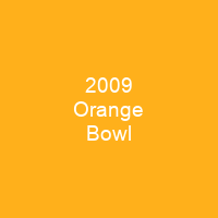 2009 Orange Bowl