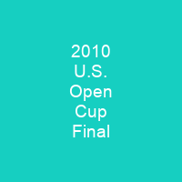 2010 U.S. Open Cup Final