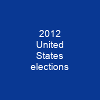 2012 United States elections