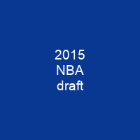 2015 NBA draft