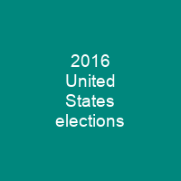 2016 United States elections