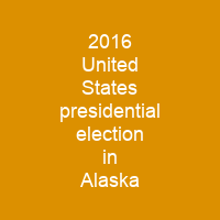 2016 United States presidential election in Alaska