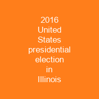 2016 United States presidential election in Illinois