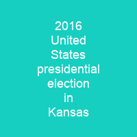 2016 United States presidential election in Kansas