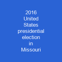 2016 United States presidential election in Missouri