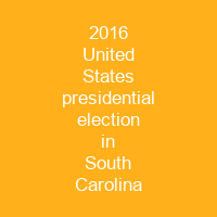 2016 United States presidential election in South Carolina