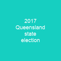 2017 Queensland state election
