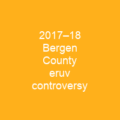 2017–18 Bergen County eruv controversy