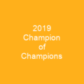 2019 Champion of Champions