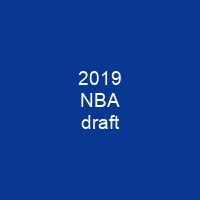 2019 NBA draft