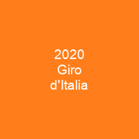 2020 Giro d'Italia