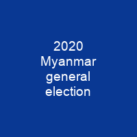 2020 Myanmar general election
