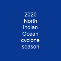 2020 North Indian Ocean cyclone season
