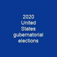 2020 United States gubernatorial elections