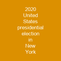 2020 United States presidential election in New York